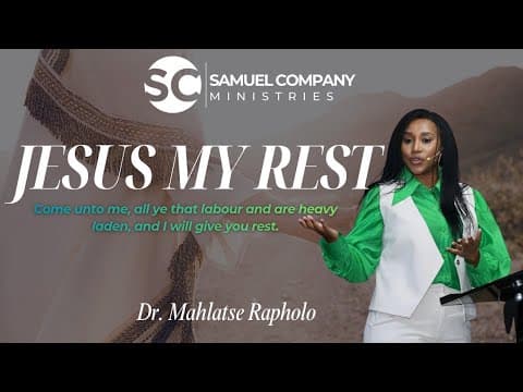 JESUS MY REST - Come unto me all ye | Teaching | Sunday Service | 09 August 2026